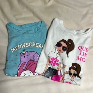 Girls short sleeve size 8 Childrens place